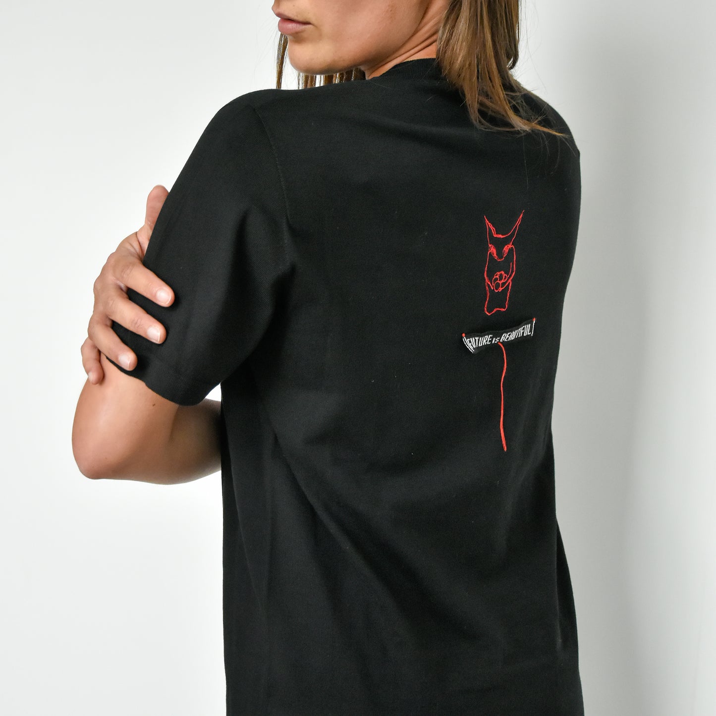 PURE COTTON KNIT T-SHIRT